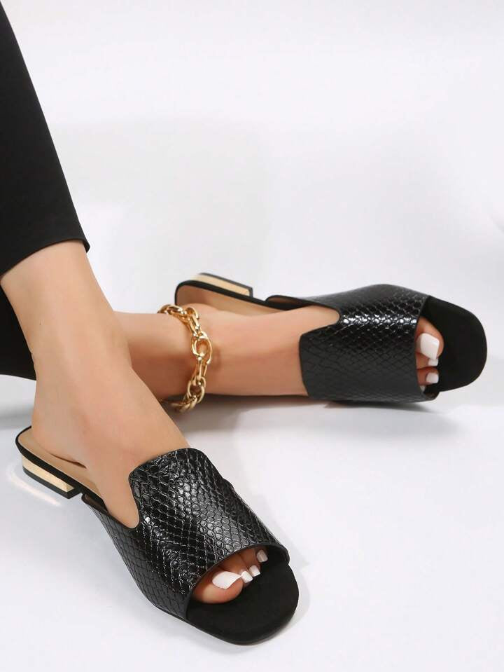 Luxury Open Toe A23 Flats