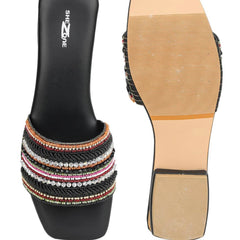 Bead Bilss Open Toe Flats